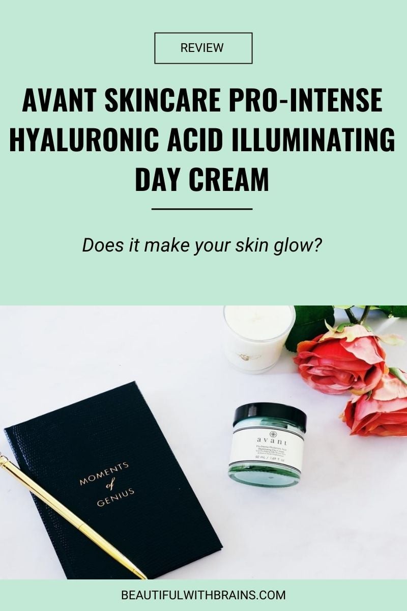 Avant Skincare Pro-Intense Hyaluronic Acid Illuminating Day Cream review