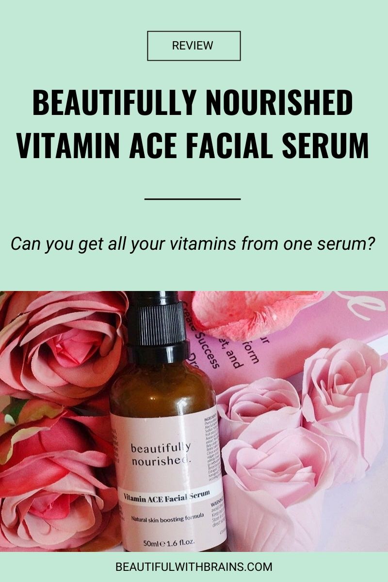 beautifully nourished vitamin ace facial serum review