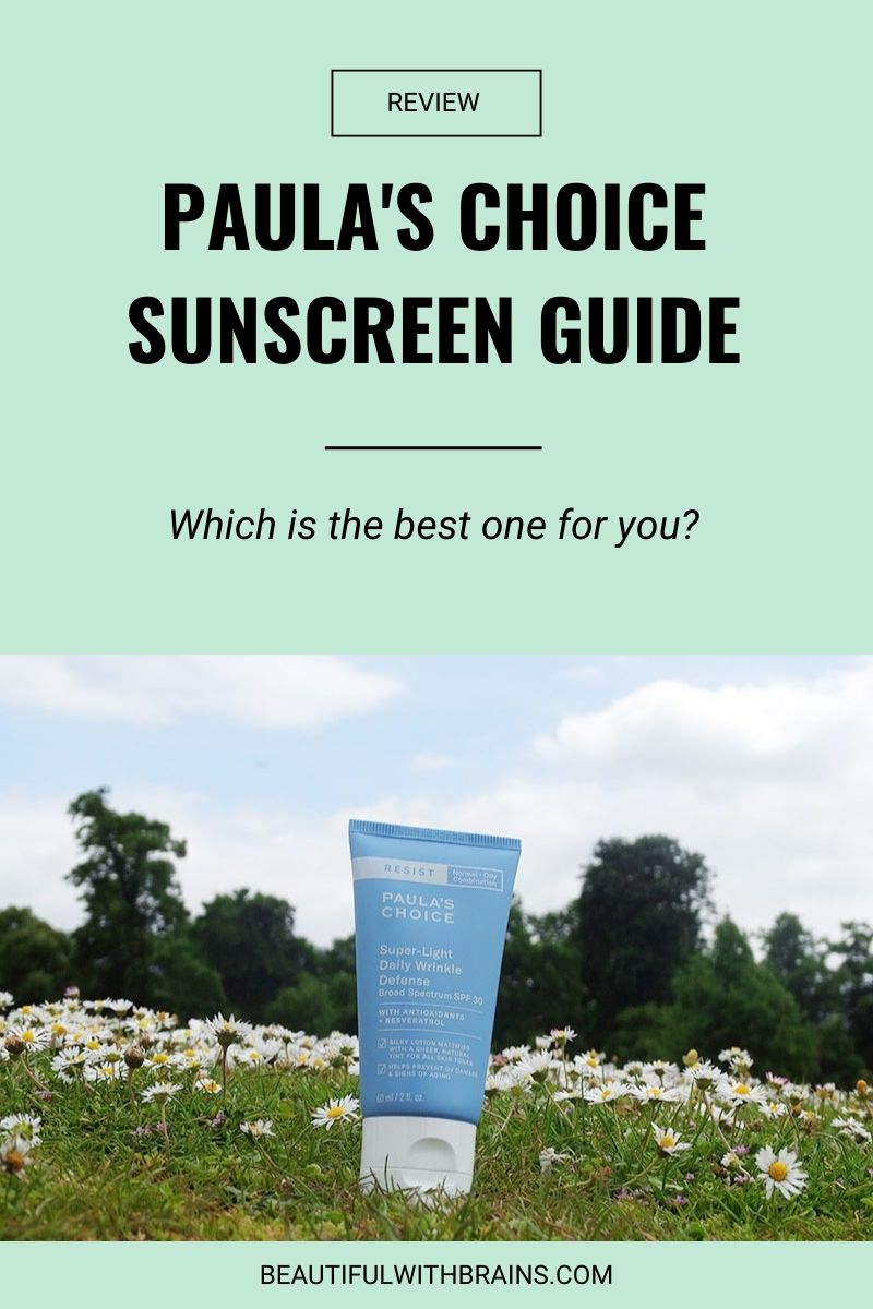 best paula's choice sunscreen guide