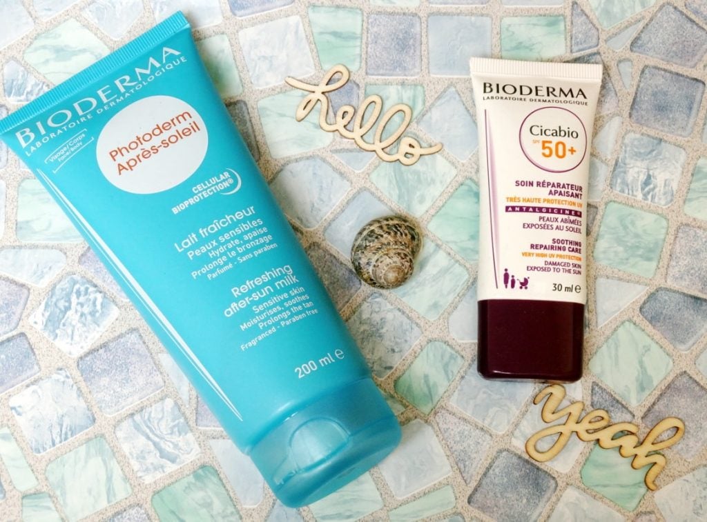 bioderma cicabio spf 50 and photoderm after sun milk