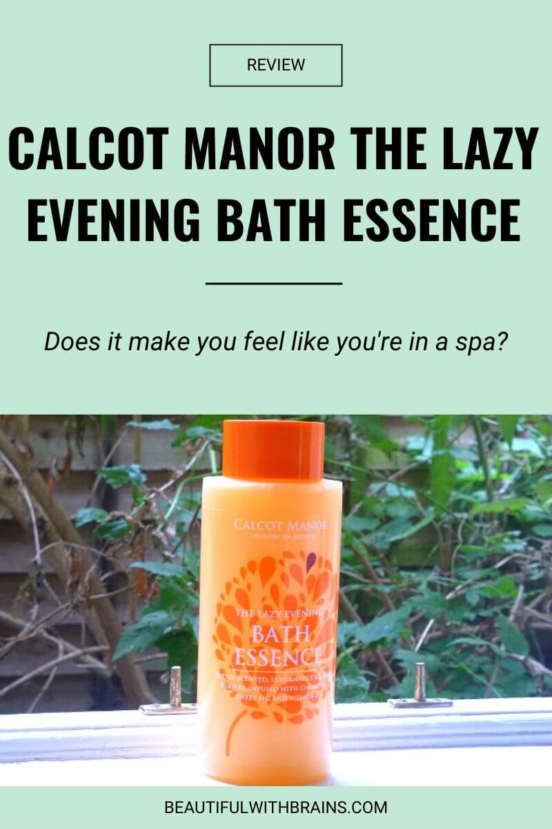 calcot manor the lazy evening bath essence review