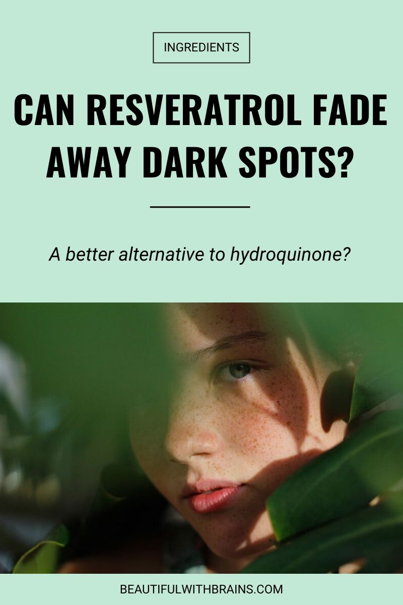 can resveratrol brighten skin and fade away dark spots