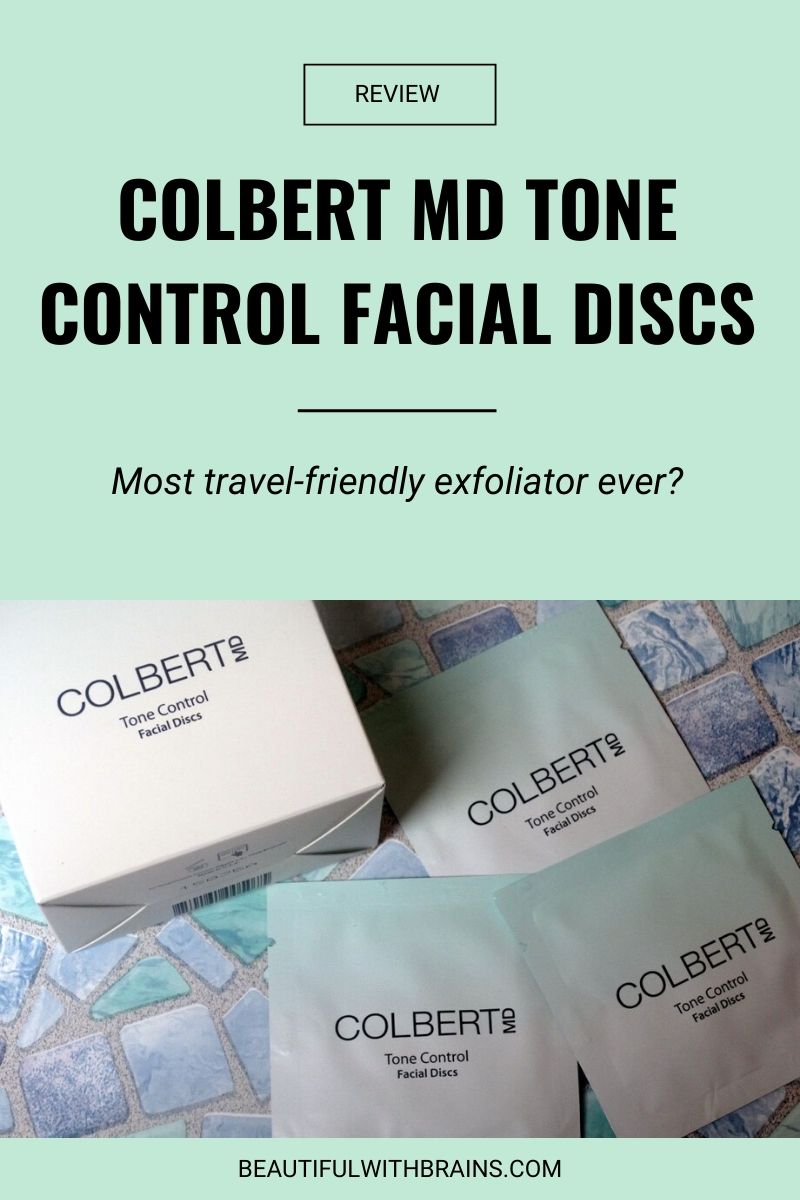 Colbert MD Tone Control Facial Discs review