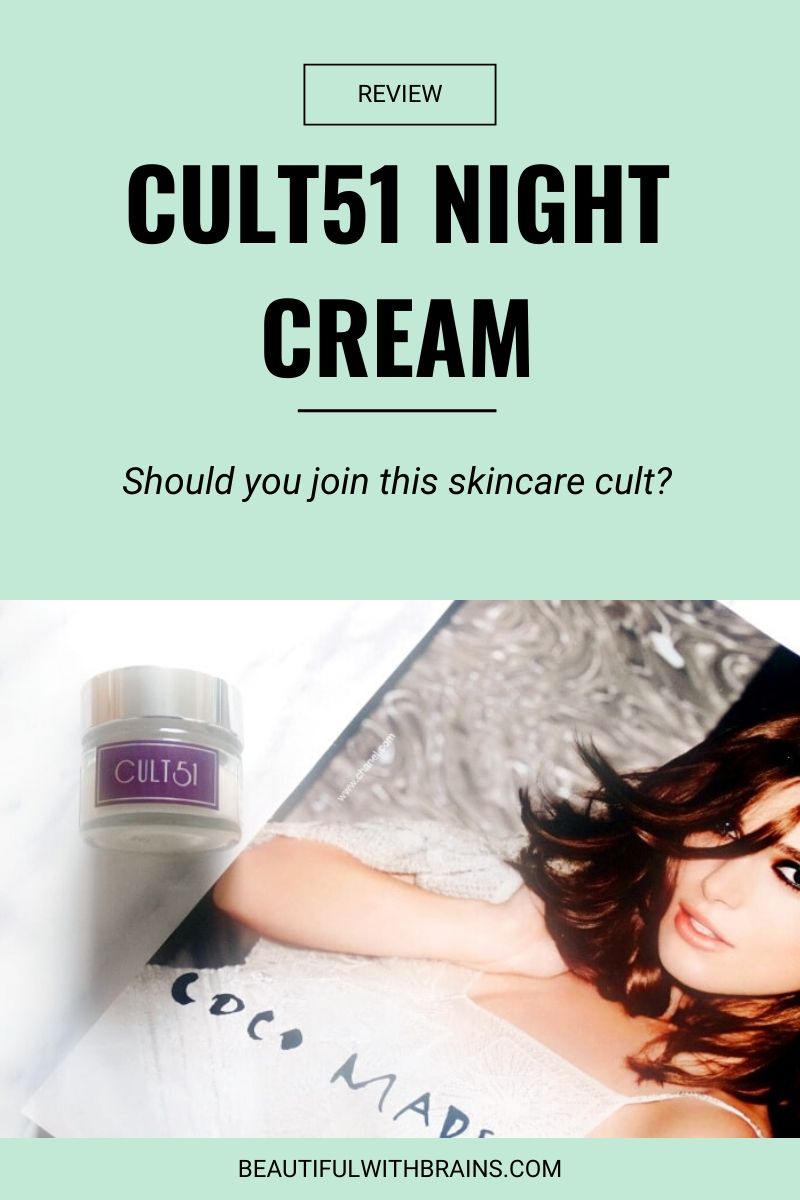 cult51 night cream review