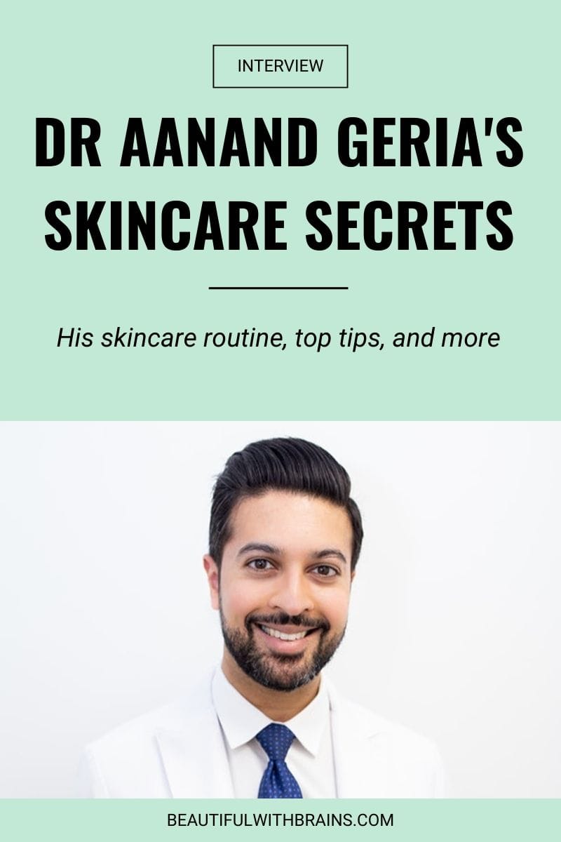 dr aananda geria skincare routine