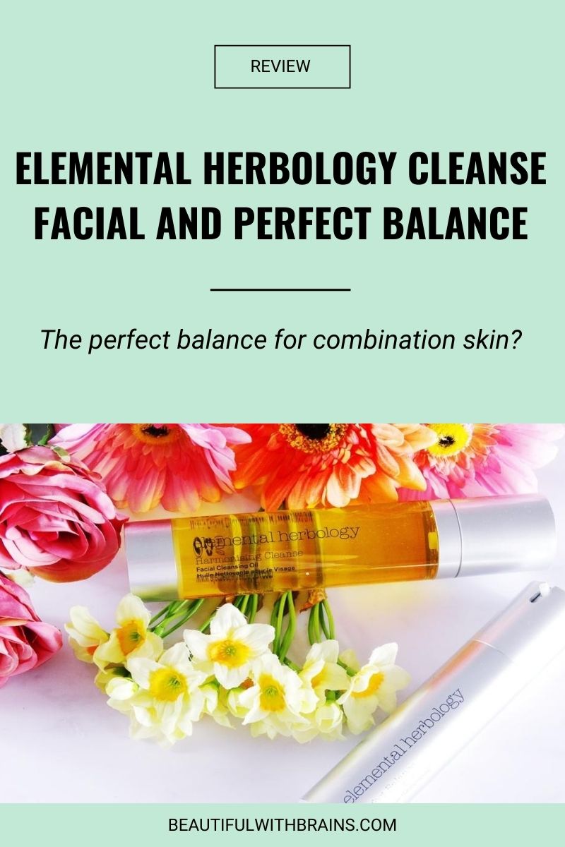 Elemental Herbology Cleanse Facial and Perfect Balance review