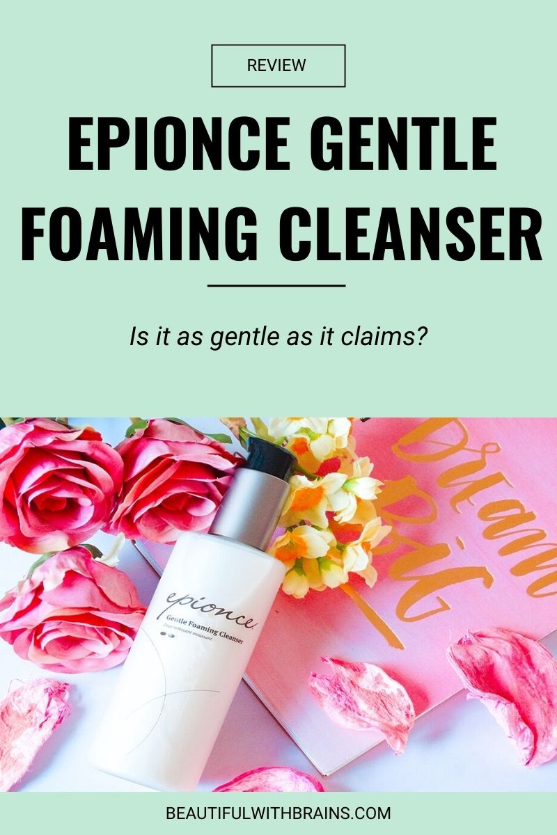 Epionce Gentle Foaming Cleanser review