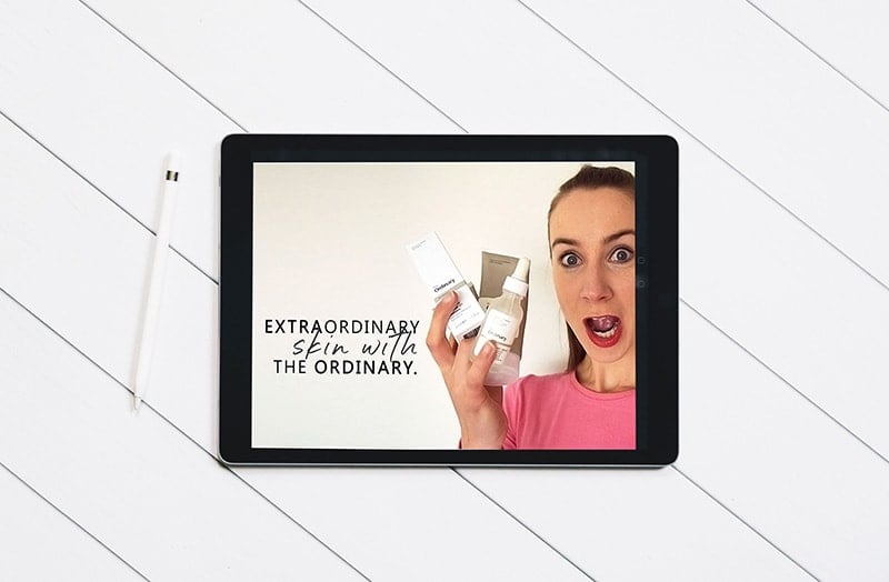 Extraordinary Skin With The Ordinary-ipad