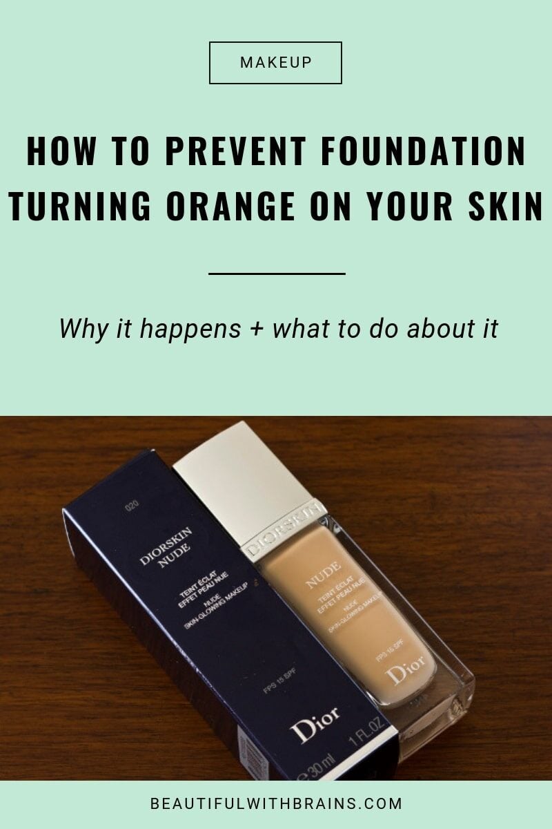 how to prevent foundation from oxidising