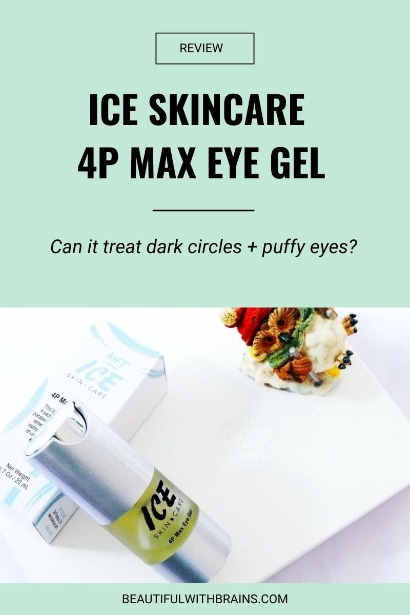 Ice Skincare 4P Max Eye Gel review