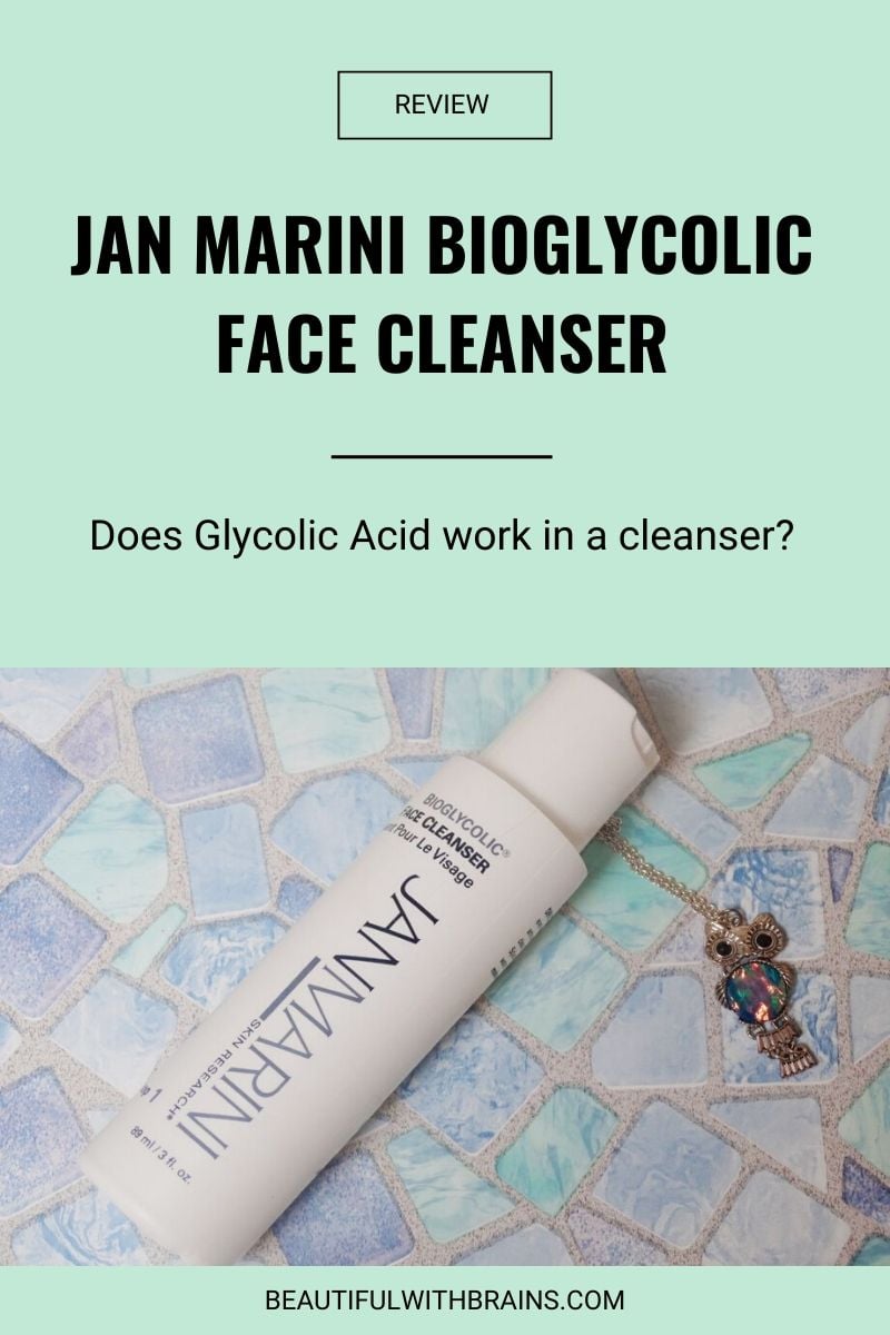 Jan Marini Bioglycolic Face Cleanser review