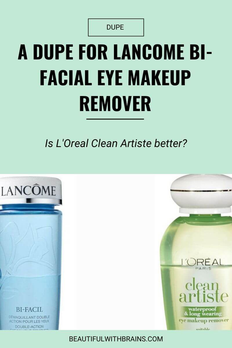 lancome bi-facil eye makeup remover dupe