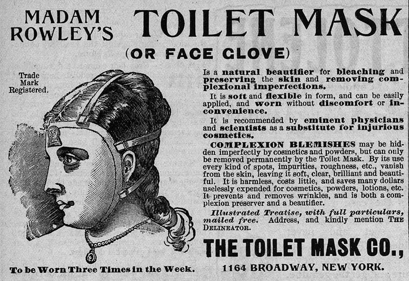 madame Rowley toilet mask