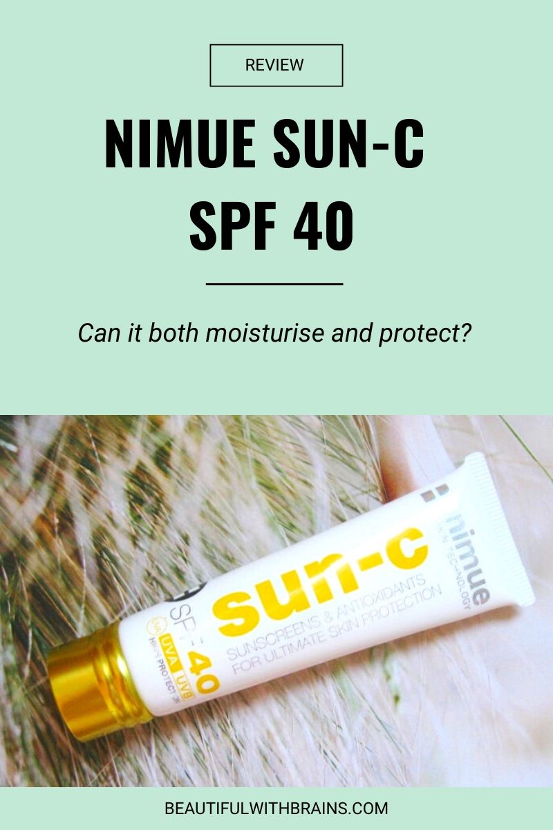 nimue sun-c spf 40 review