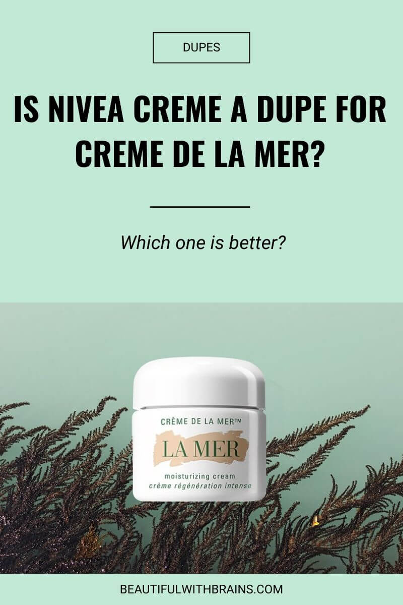 nivea creme dupe for creme de la mer