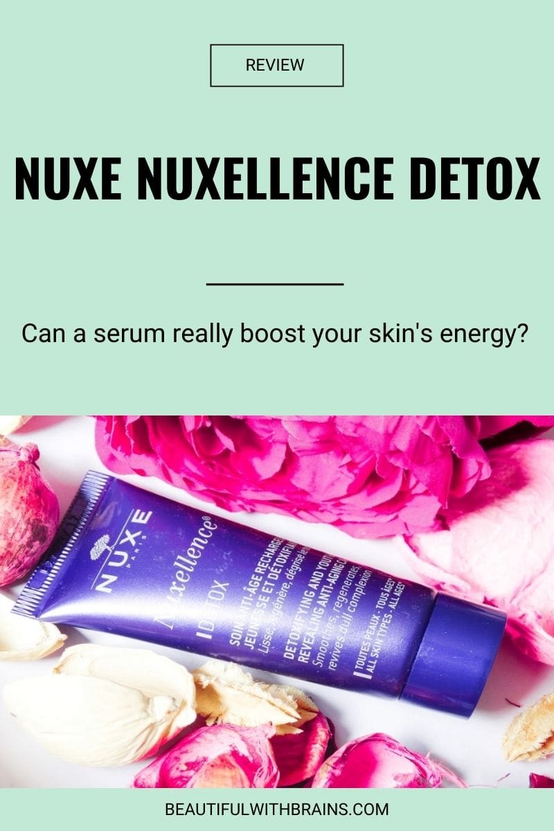 nuxe nuxecellence detox review