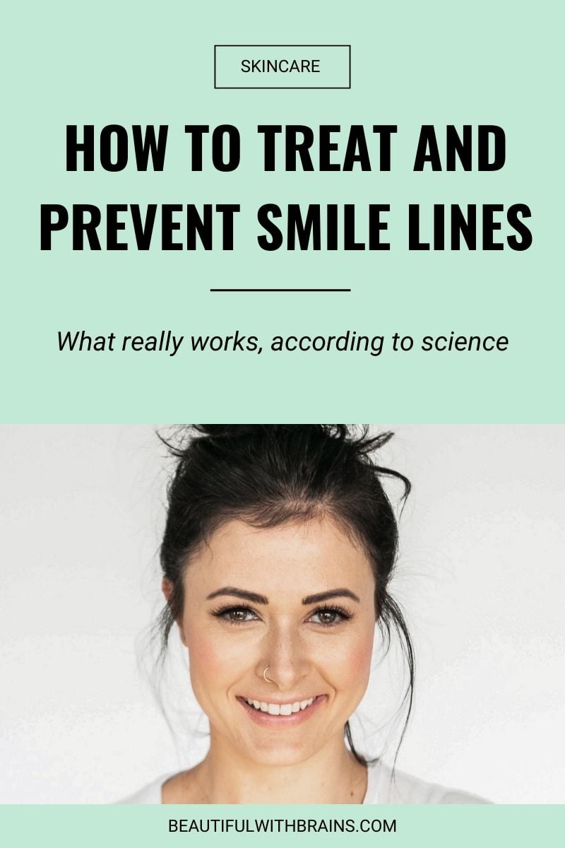 prevent and treat smile lines