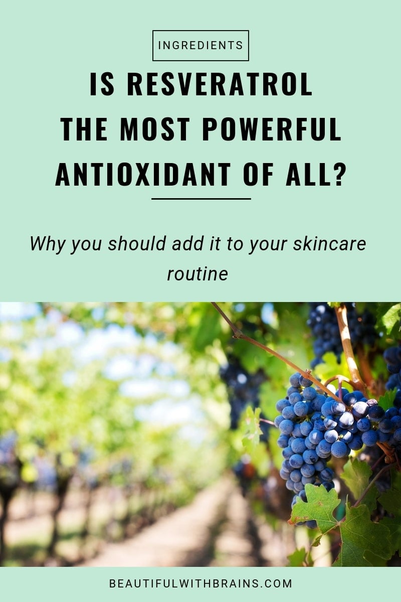 resveratrol skincare benefits