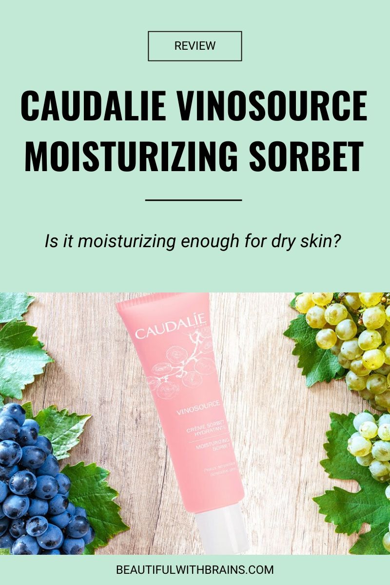 review caudalie vinosource moisturizing sorbet