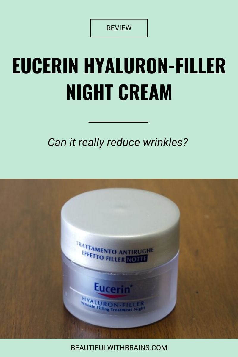 review eucerin hyaluron-filler night cream