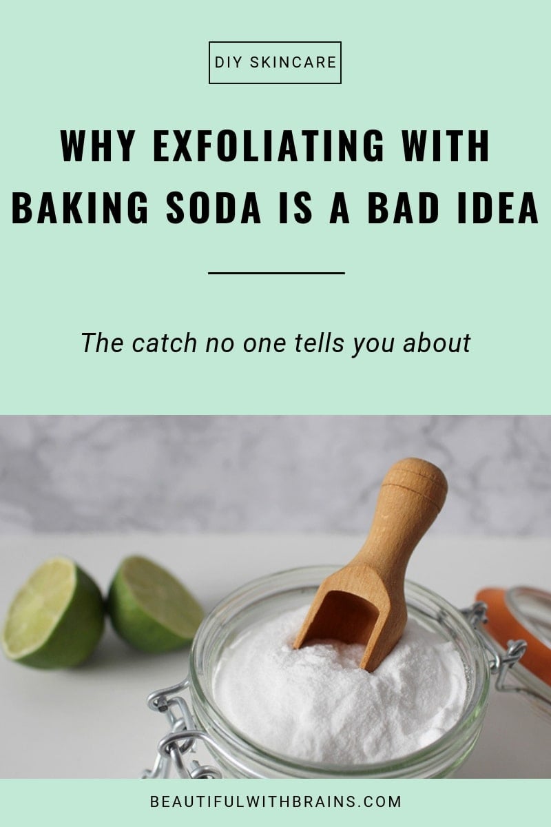 why exfoliating with baking soda is a bad idea