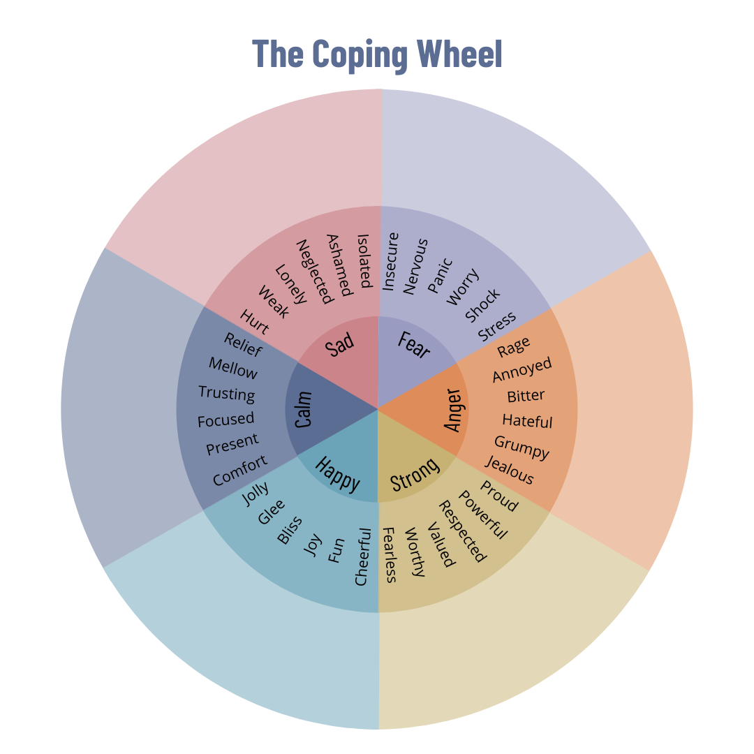 Fill-in-the-Strategy Coping Wheel