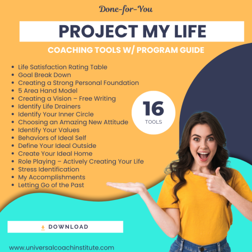 project my life coaching tools image